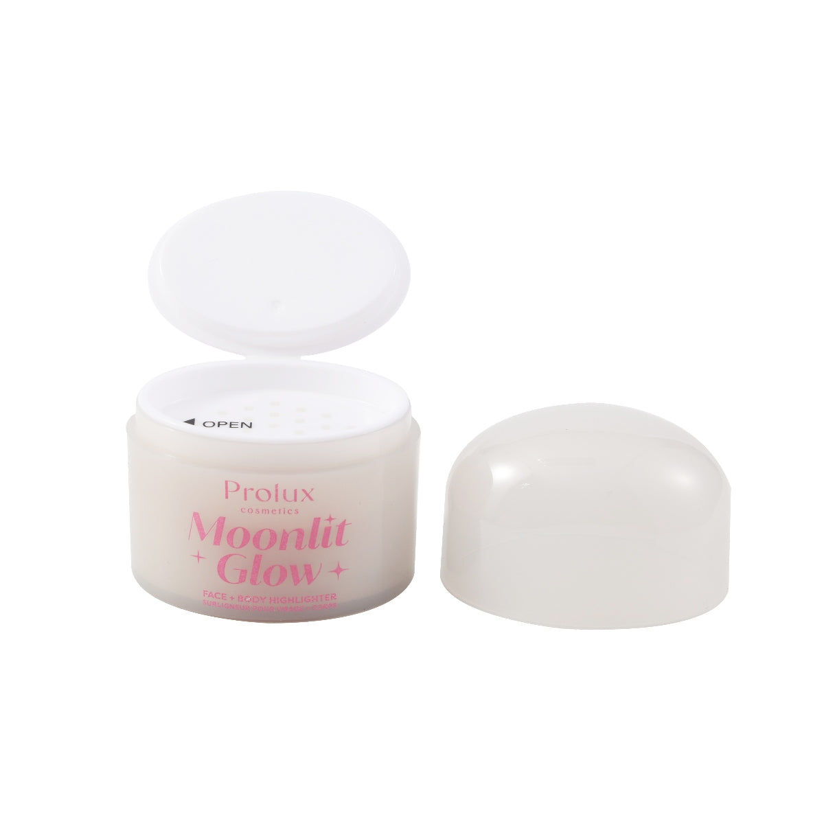 Moonlit Glow: Face & Body Highlighter