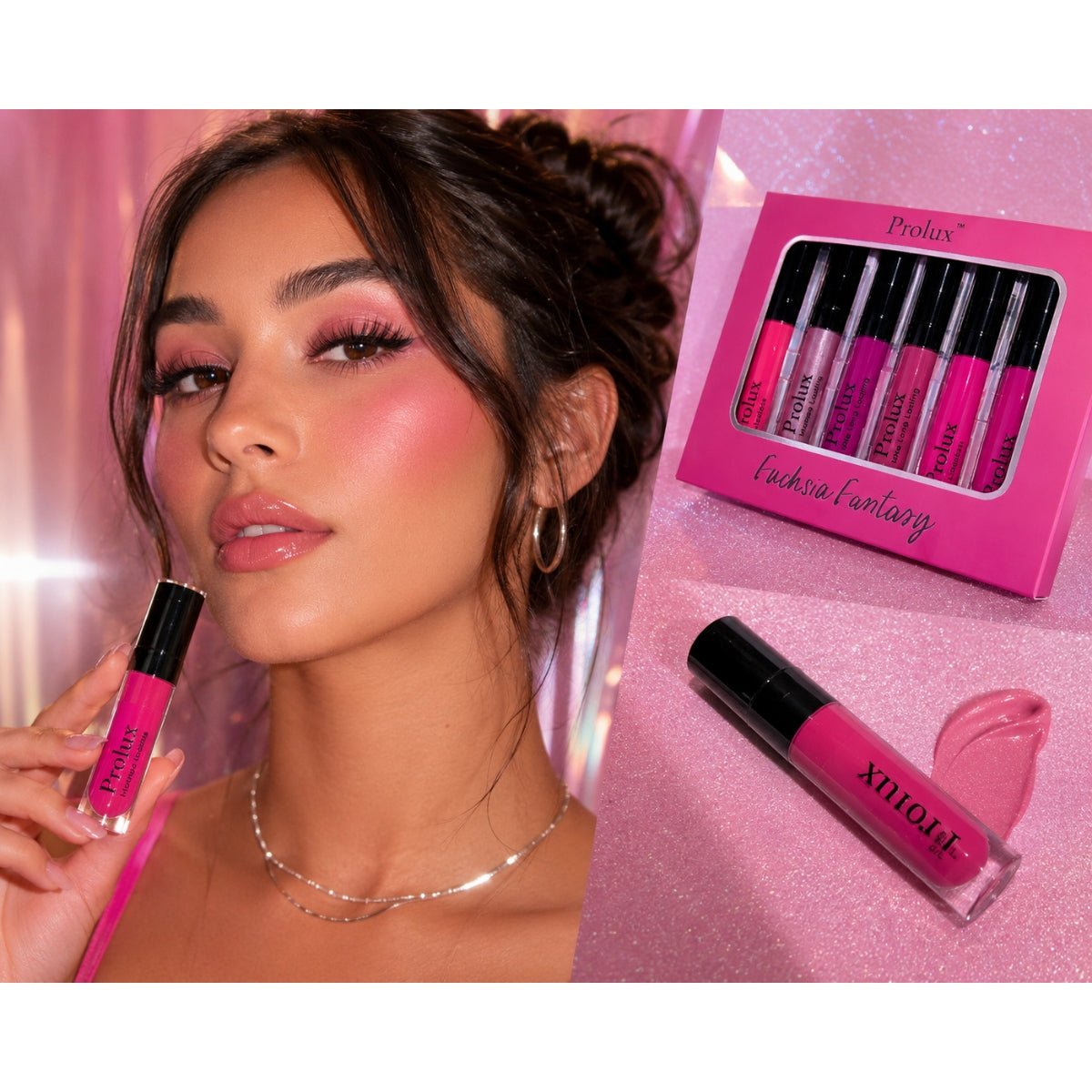 PROLUX Fuchsia Fantasy Lip Gloss Set