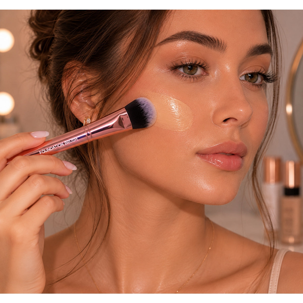 PROLUX Rose Gold Foundation Brush