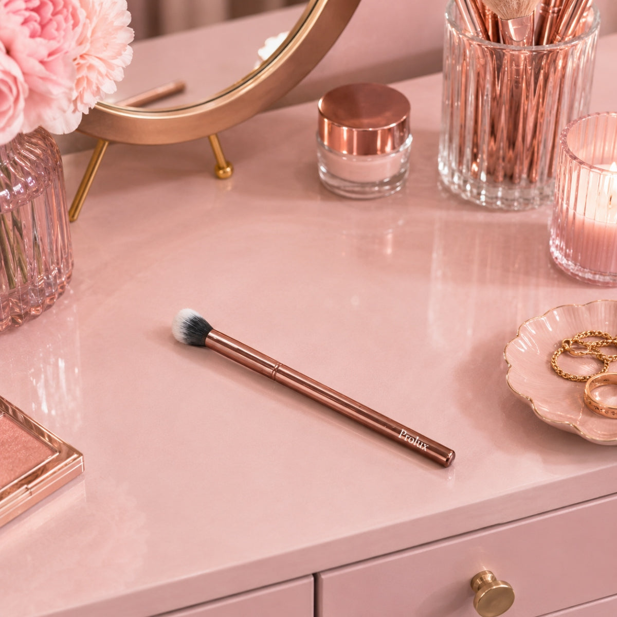 PROLUX Rose Gold Blending Brush