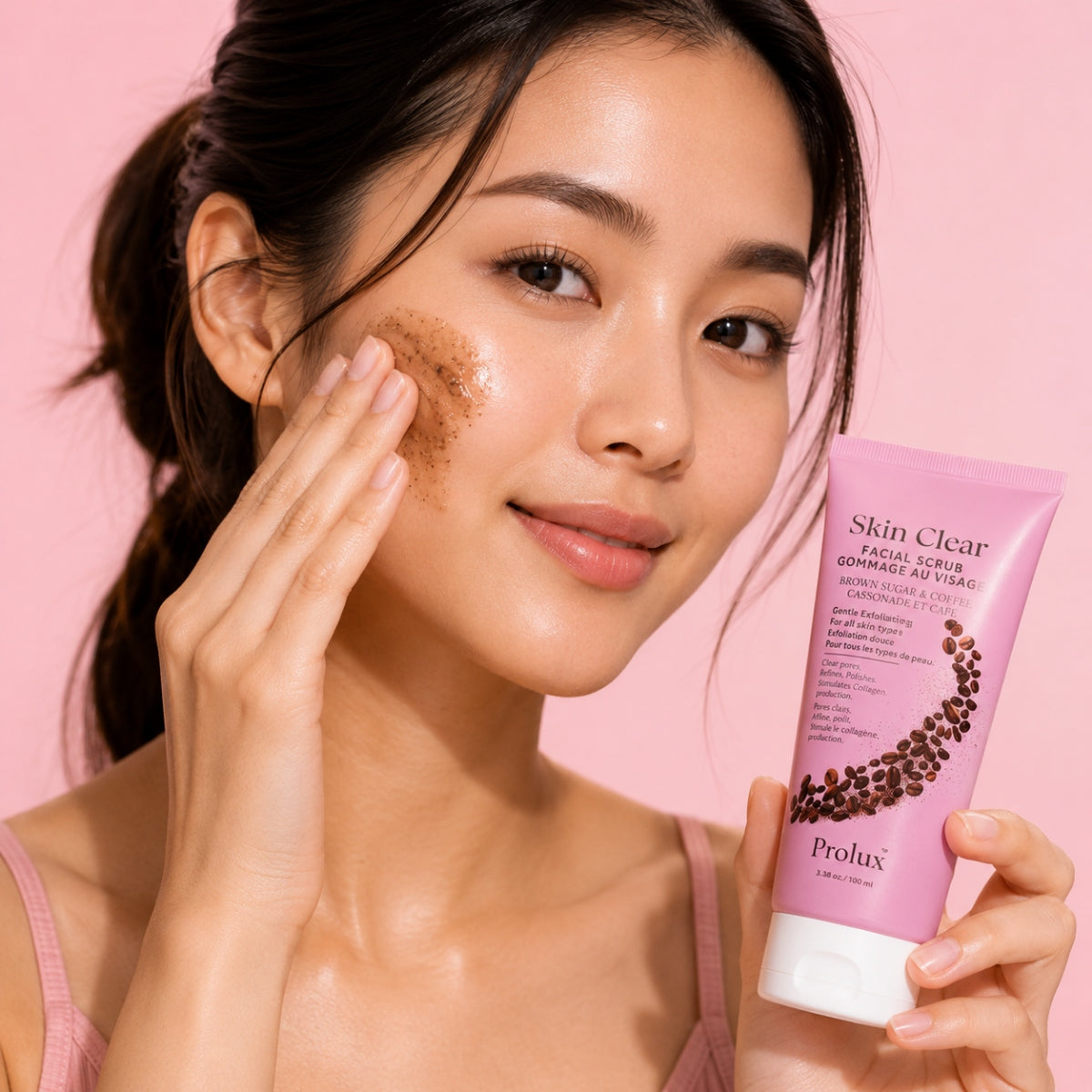 PROLUX Skin Clear: Facial Scrub Brown Sugar & Coffee