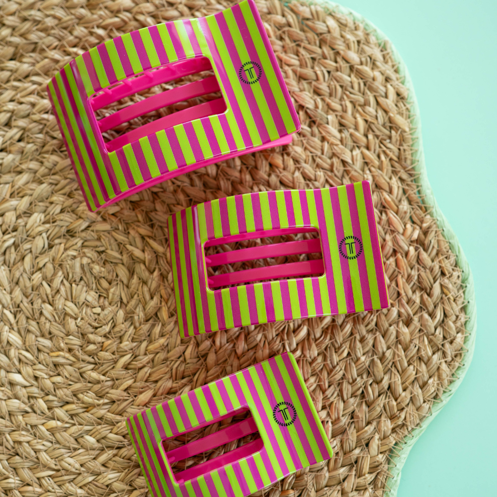 Summer Crush Small Flat Rectangle Hair Clip
