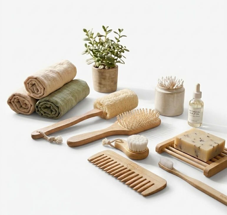 BENAT Zero-Waste Bath Accessories Bundle